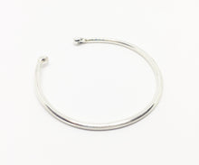 Minimalist Open bangle freeshipping - The Silversmith NZ