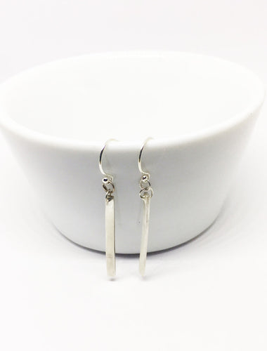 The  Bar - drop earrings freeshipping - The Silversmith NZ