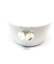 Minimalist Disc Drop Earrings freeshipping - The Silversmith NZ