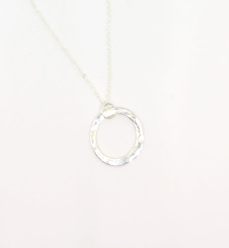 Maxi Circle Necklace freeshipping - The Silversmith NZ