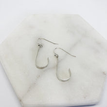 Flat hook drop earrings freeshipping - The Silversmith NZ