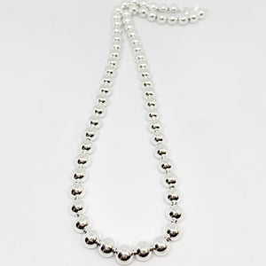 Silver Ball Necklace