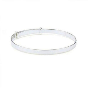 Expandable Silver bracelet  - optional personalization