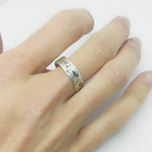 Sterling silver Hammered ring freeshipping - The Silversmith NZ