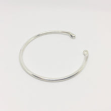 Minimalist Open bangle freeshipping - The Silversmith NZ