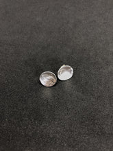 Hammered disc earrings freeshipping - The Silversmith NZ