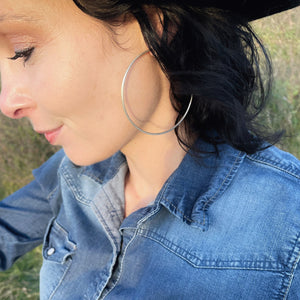 Wild West XL Hoop Earrings