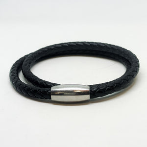 Leather Wrap Bracelet - Magnetic Clasp