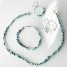 Larimar Blue Sea Necklace