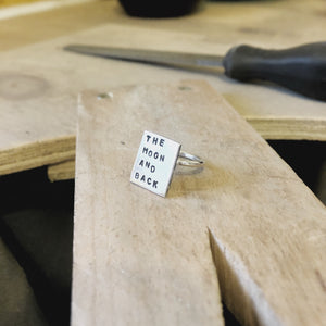 Personalized Square Ring