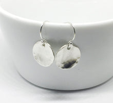 Minimalist Disc Drop Earrings freeshipping - The Silversmith NZ