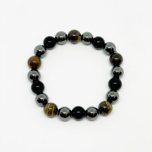 Triple Stone Bracelet (8mm)