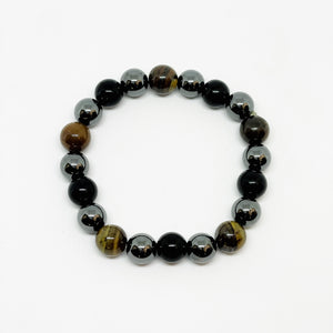 Triple Stone Bracelet (8mm)