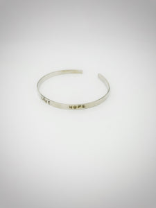 Sterling silver personalized cuff bangle freeshipping - The Silversmith NZ