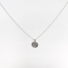 Dainty Initial Disc Necklace Personalized freeshipping - The Silversmith NZ