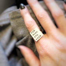 Personalized Square Ring