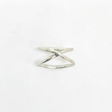 The Silversmith NZ Organic Cross Over Ring